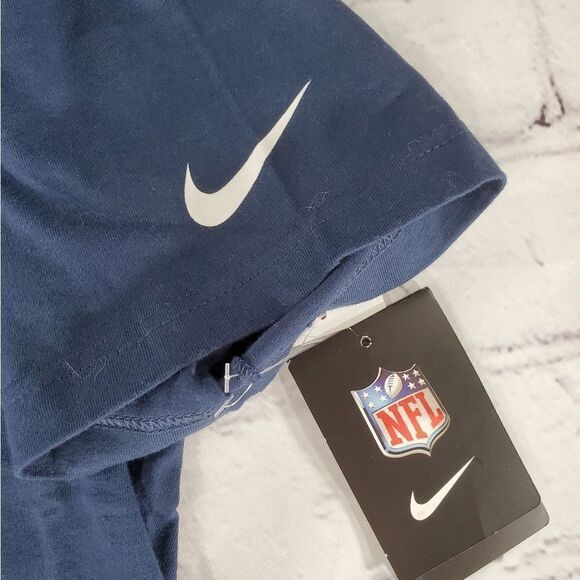 🔹️NWT Nike Broncos Blue Peyton Manning Short Sleeve Tshirt Small - Picture 5 of 7